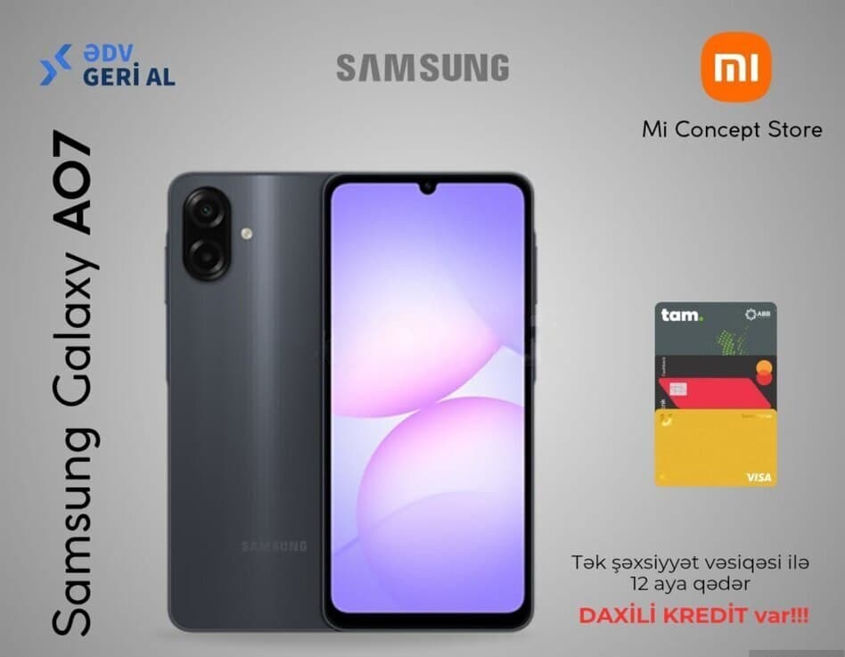 Samsung Galaxy a07, 4 GB