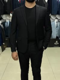 Kişi kostyumu, Qara rəng, Standart ölçü — şəkil 6