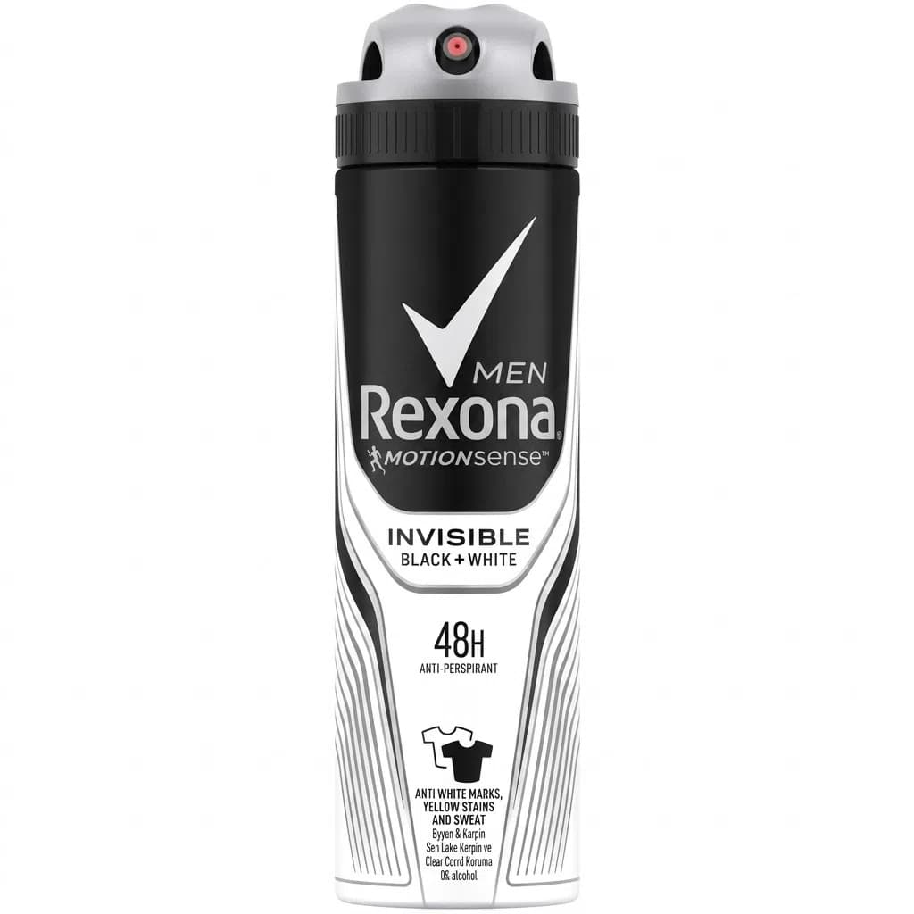 Rexona Men Invisible Black + White Antiperspirant 150 ml