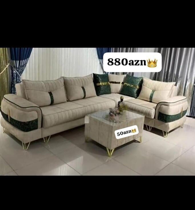 Künc divan, Qarışıq rəng