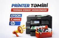 Epson, HP, Canon Printer Təmiri və Kartric Doldurulması — şəkil 1