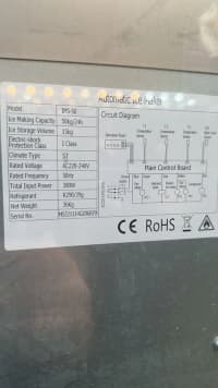 Mmais IMS-50 Avtomatik Buz Aparatı 50 kq — şəkil 2