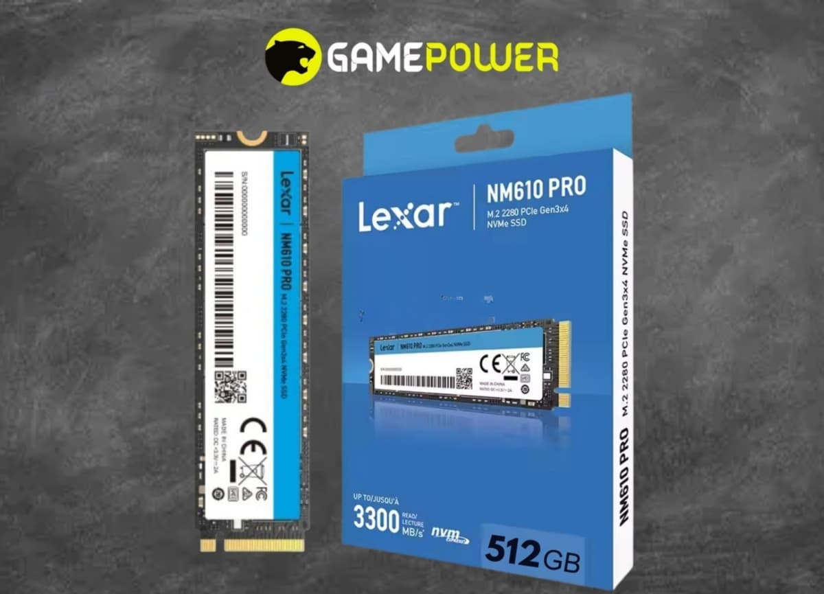 Lexar NM610 Pro 500GB M.2 NVMe SSD