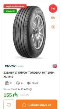 Toyota RAV4 üçün Orijinal Təkərlər — şəkil 7