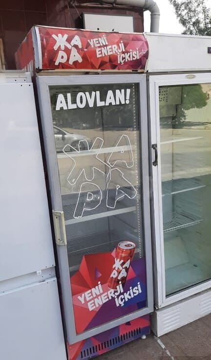 Soyuducu vitrin müxtəlif ölçülərdə