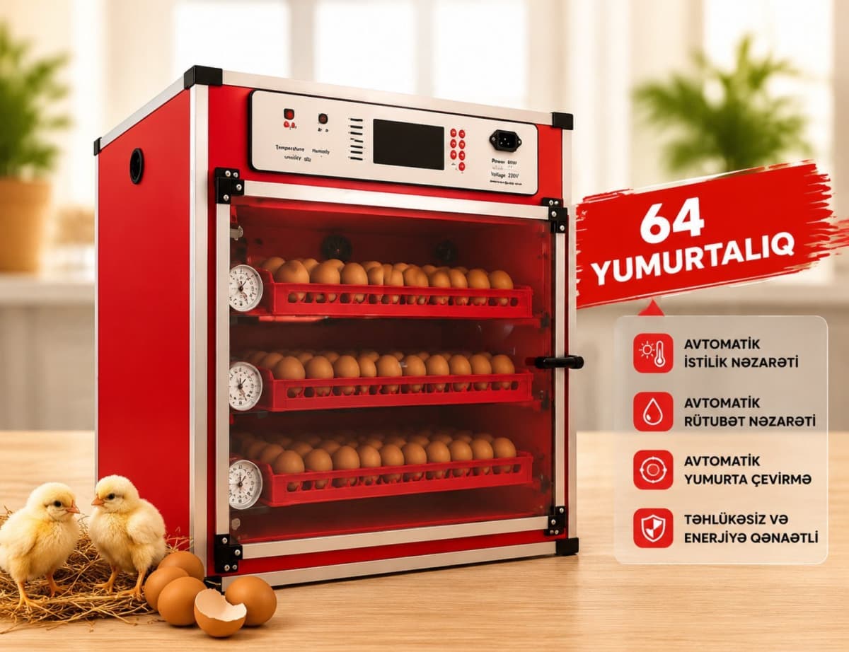 İnkubator 64-lük avtomatik