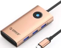 USB Type-C Hub Orico PW11-6PR-RG-EP 6-in-1 — şəkil 2