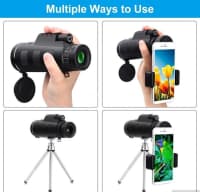 Monokl 40x60 tripod və kransteyn ilə — şəkil 4