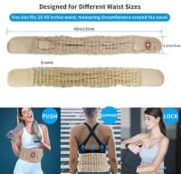 Waist Brace Ortopedik Bel Korseti — şəkil 7