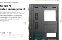 Kompüter korpusu Sama 3509 Black ATX Mid-Tower ARGB — şəkil 9