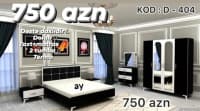 Laminat material yataq otağı dəsti, Qarışıq rəng — şəkil 3
