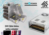Qida bloku Europower 24V 30A adapter — şəkil 1
