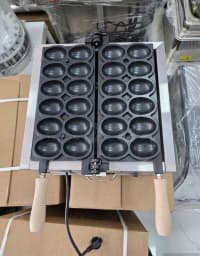 Professional Yumurta Formalı Vafli Aparatı 1800W — şəkil 10
