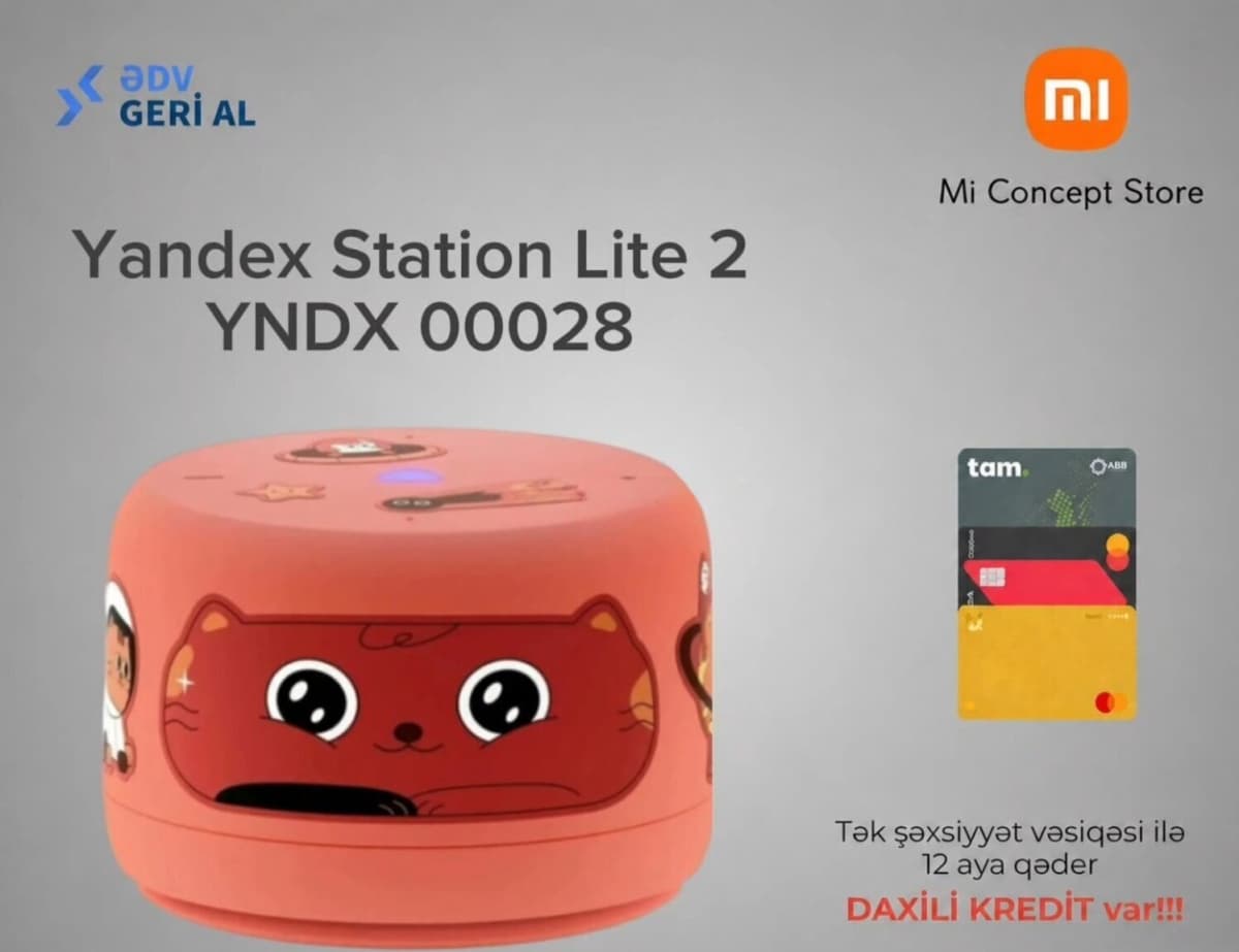 Ağıllı dinamik Yandex Station Lite 2