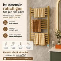 Ağ rəng dəsmal quruducusu — şəkil 8