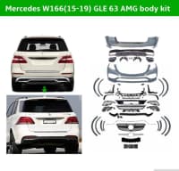 Body kit Mercedes GLE W166 6.3 AMG — şəkil 4