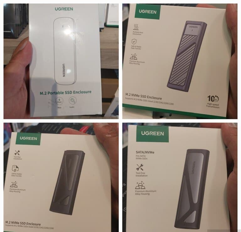 Ugreen M.2 NVMe SSD Qutusu