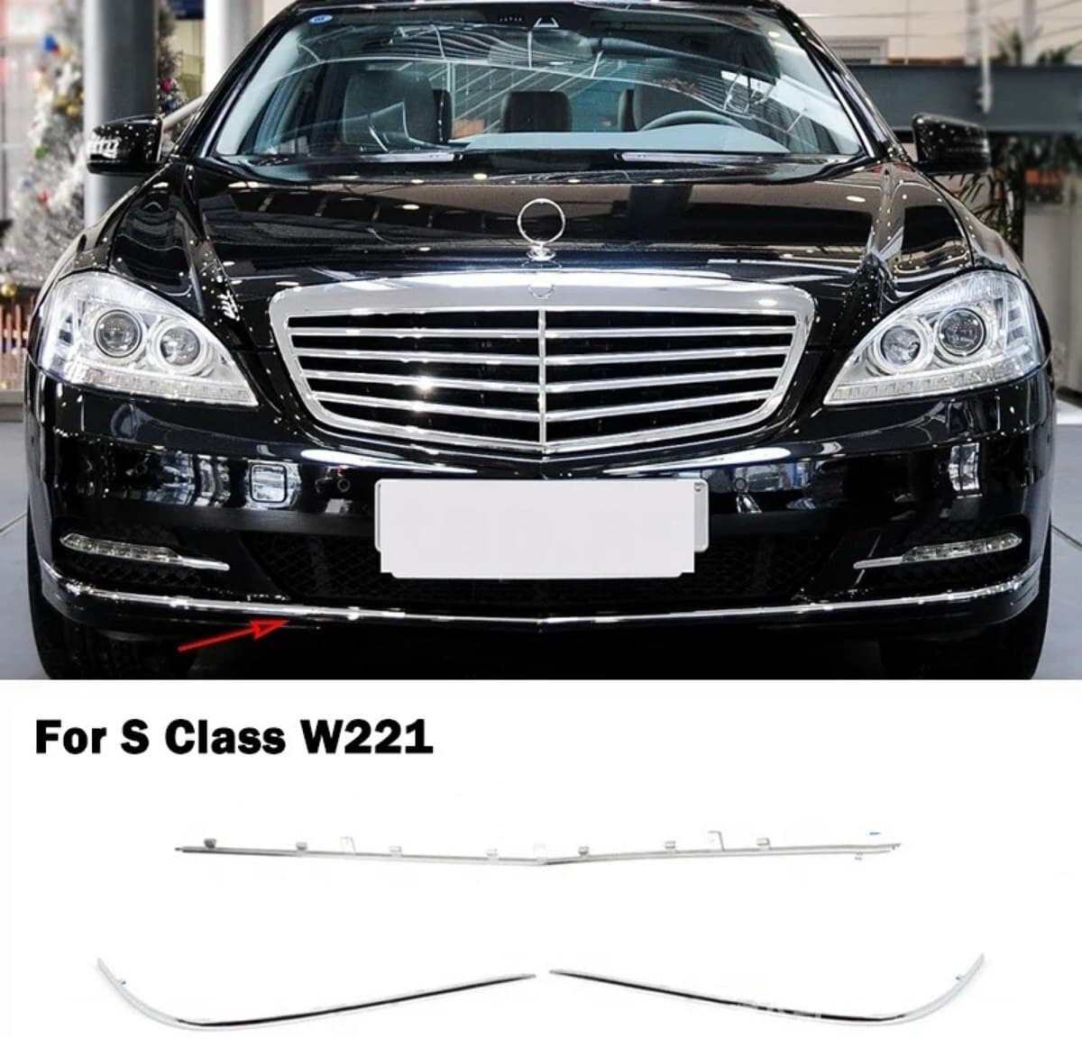 Ön bufer nikeli Mercedes W221