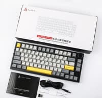 Oyun klaviaturası Ajazz AK820 Pro Wireless Black Gray Yellow — şəkil 3