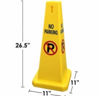 No Parking Dayanmaq Olmaz Yol Nişanı Stendi — şəkil 4