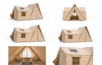 Şişmə çadır A-frame Wolf Nest 4.20x3.00x2.55m — şəkil 5