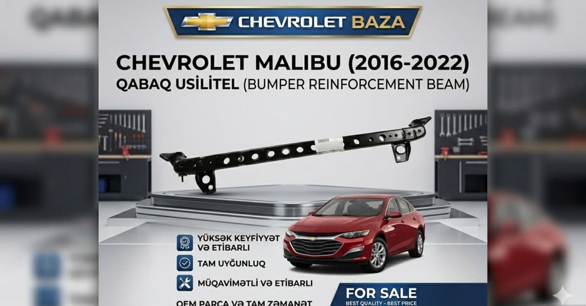 Ön ekran üst dəmir (usilitel) Chevrolet Malibu 2016-2019