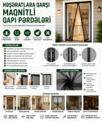 Maqnitli həşərat pərdələri (Avtomatik bağlanan qapı toru) — şəkil 2