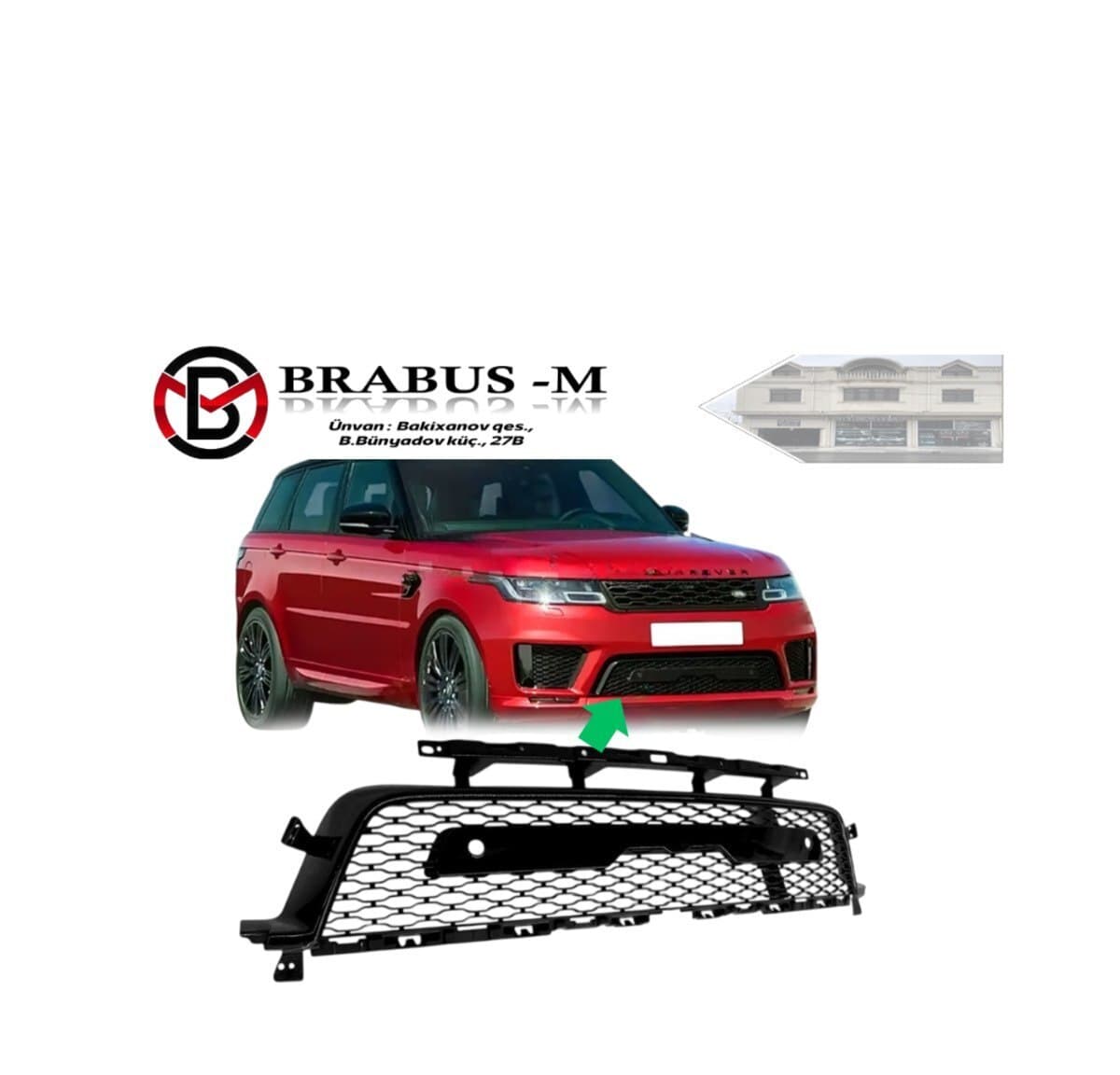 Buferin orta toru Range Rover Sport