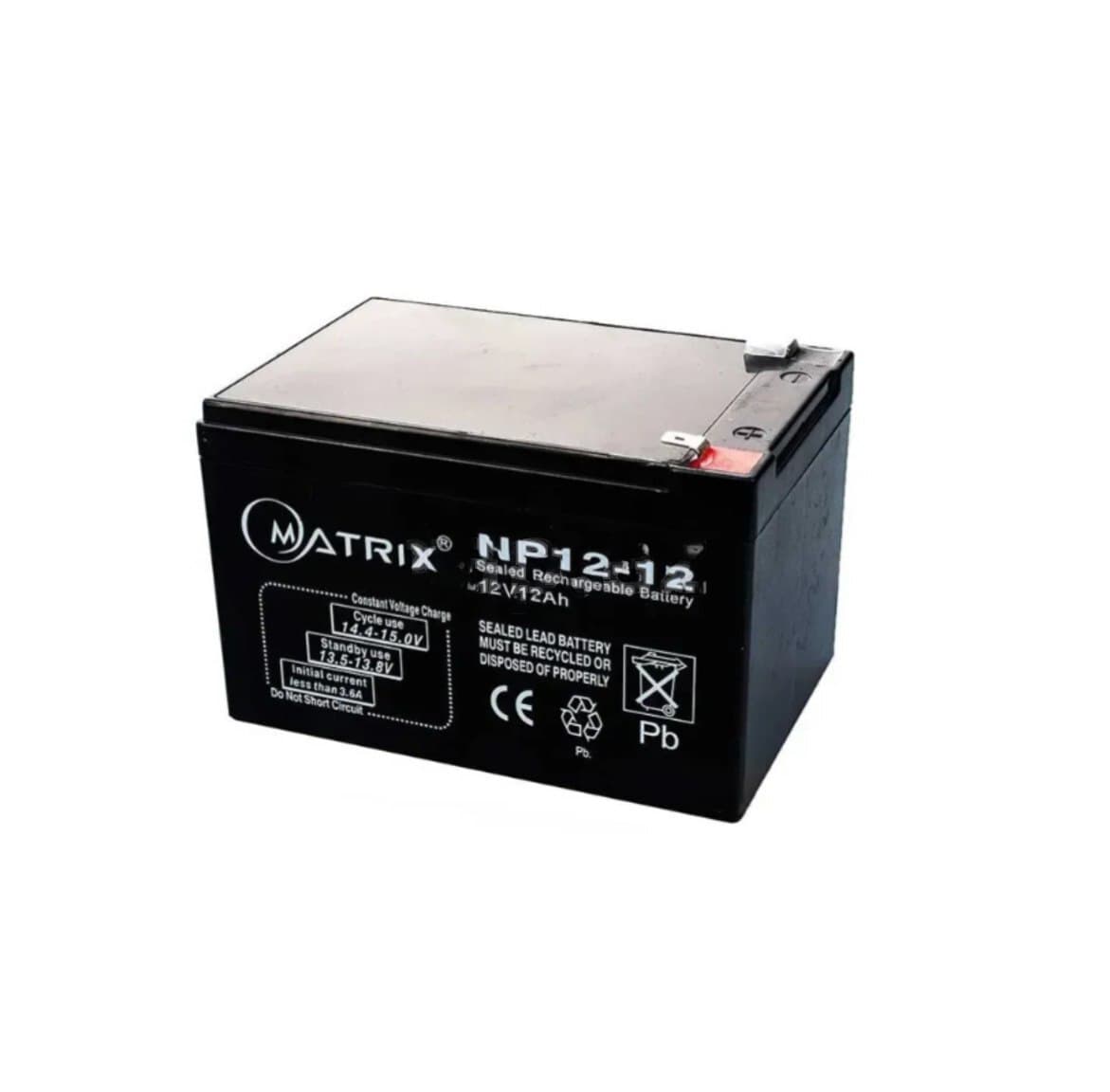 Akkumulyator Matrix 12V 12Ah UPS üçün