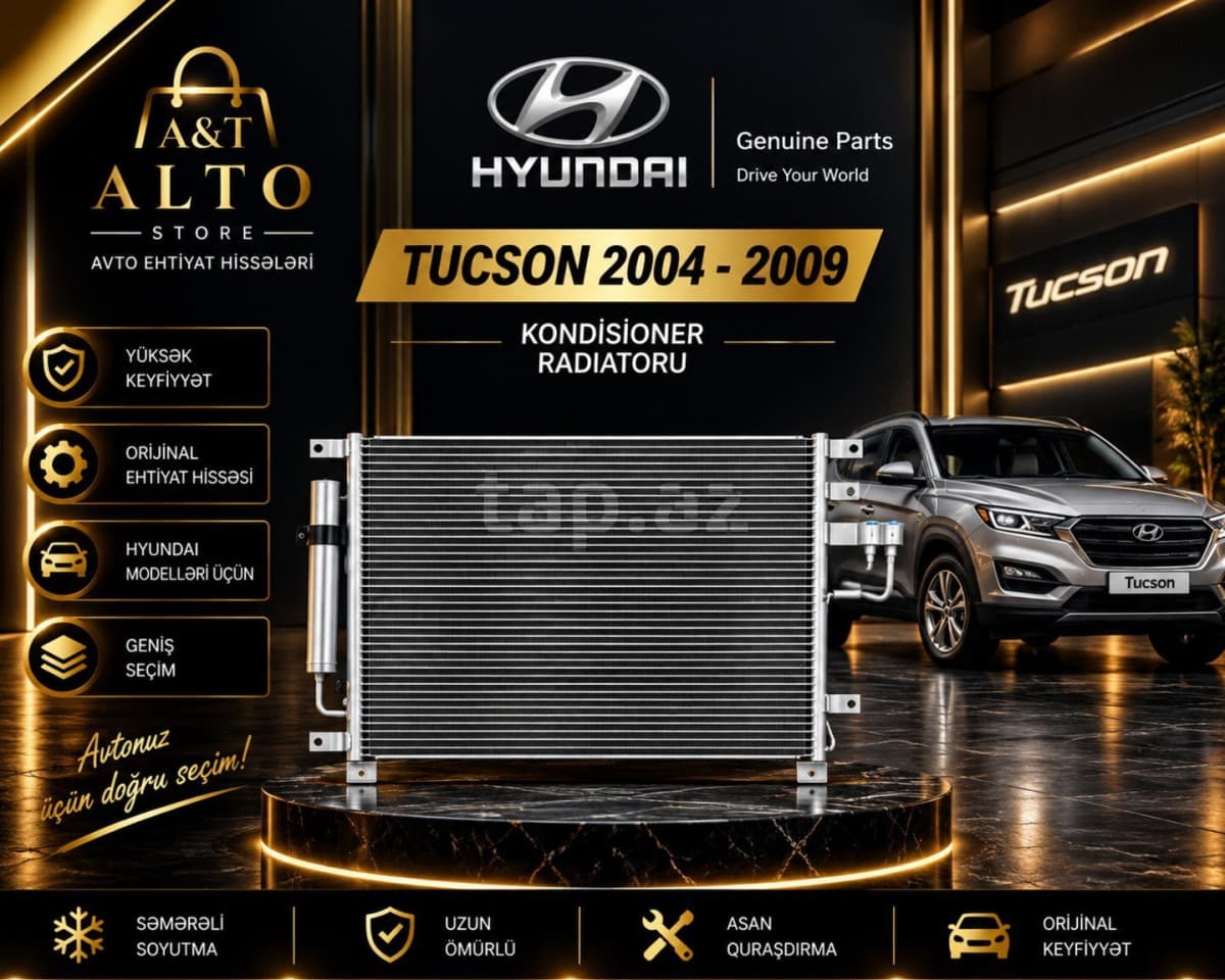 Kondisioner radiatoru Hyundai Tucson 2004-2009
