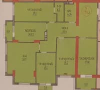 4 otaqlı mənzil 171.5 m² satılır — şəkil 8