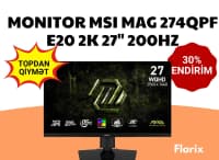 Monitor MSI MAG 274QPF E20 27" 2K 200Hz — şəkil 1