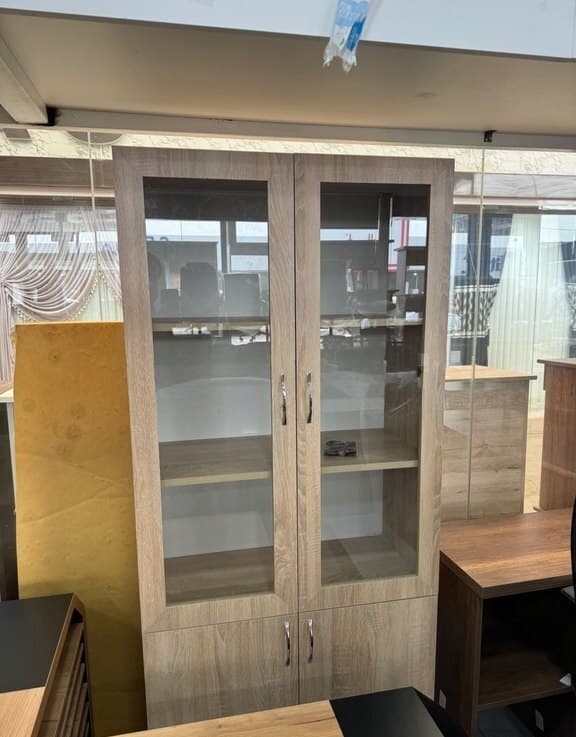Ofis dolabı İki qapılı, Qəhvəyi rəng