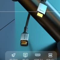 Qızılı rəng data kabel, HDMI — şəkil 5