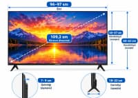 Televizor 43" LED — şəkil 1