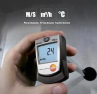 Termoanemometr Testo 405-V1 hava axını ölçən cihaz — şəkil 3