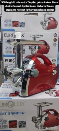 Eurolux ətçəkən maşın — şəkil 3