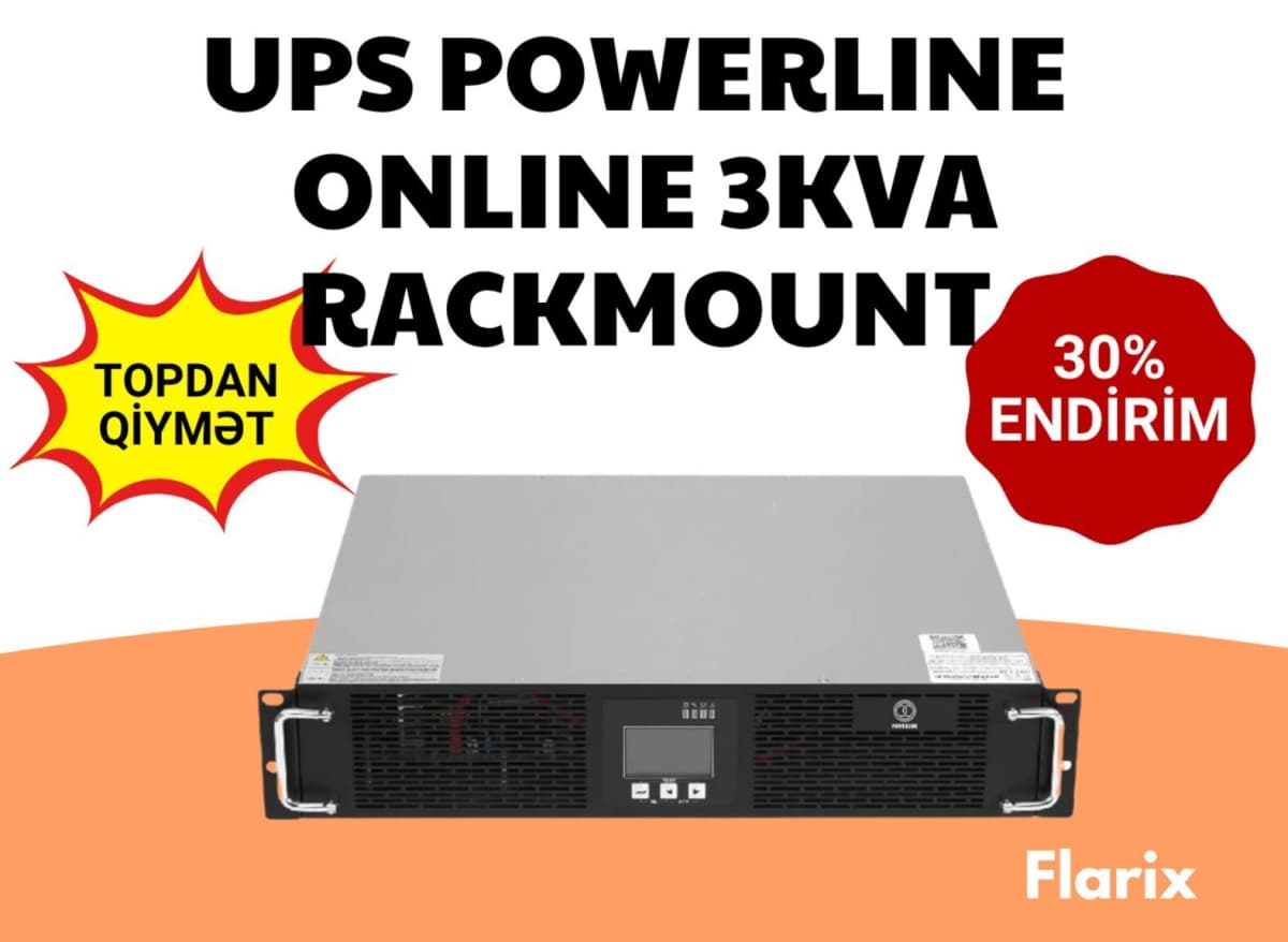 UPS Powerline Online 3KVA Rackmount