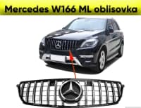 Radiator barmaqlığı Mercedes W166 ML — şəkil 5