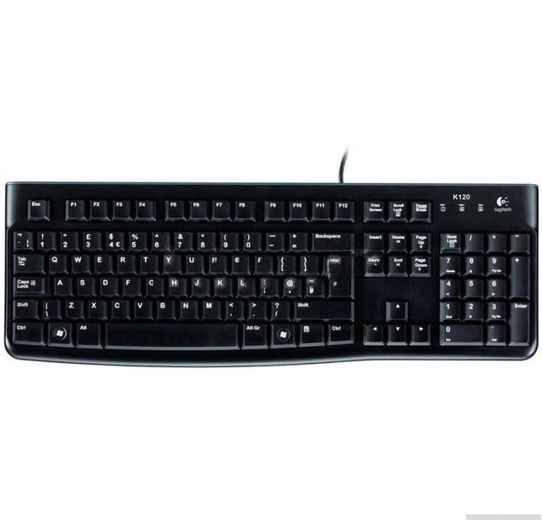 Klaviatura Logitech K120 Black