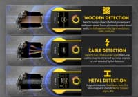 Metal və elektrik detektoru 120mm — şəkil 7