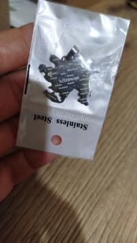 Azərbaycan Xəritəli Polad Boyunbağı — şəkil 9