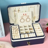 Mücrü bəzəklər üçün süni dəri göy 24x19x8 sm — şəkil 1