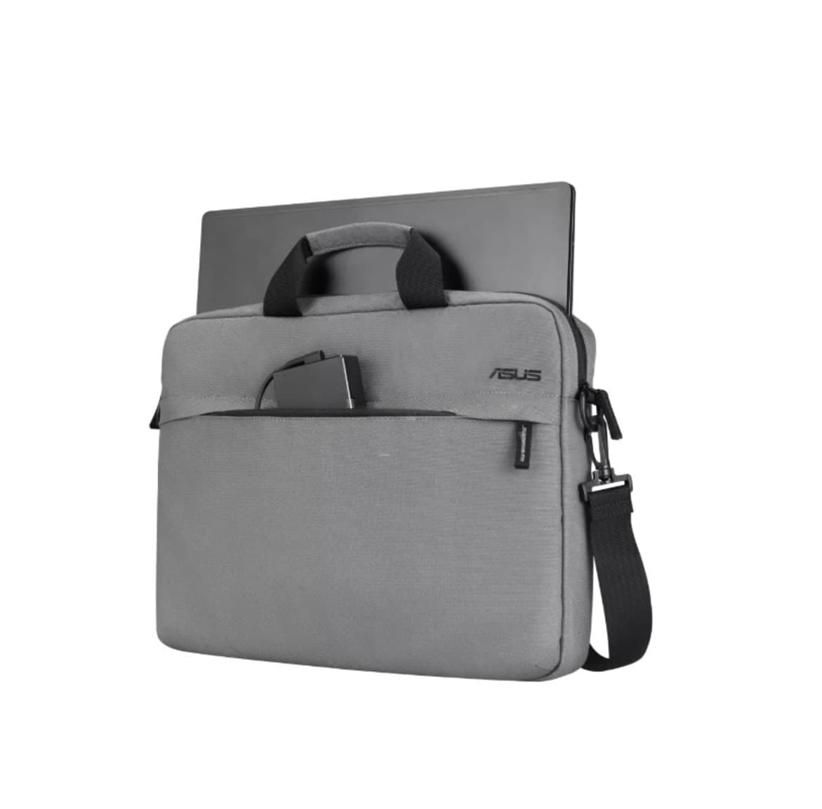 Laptop çantası Boz rəng