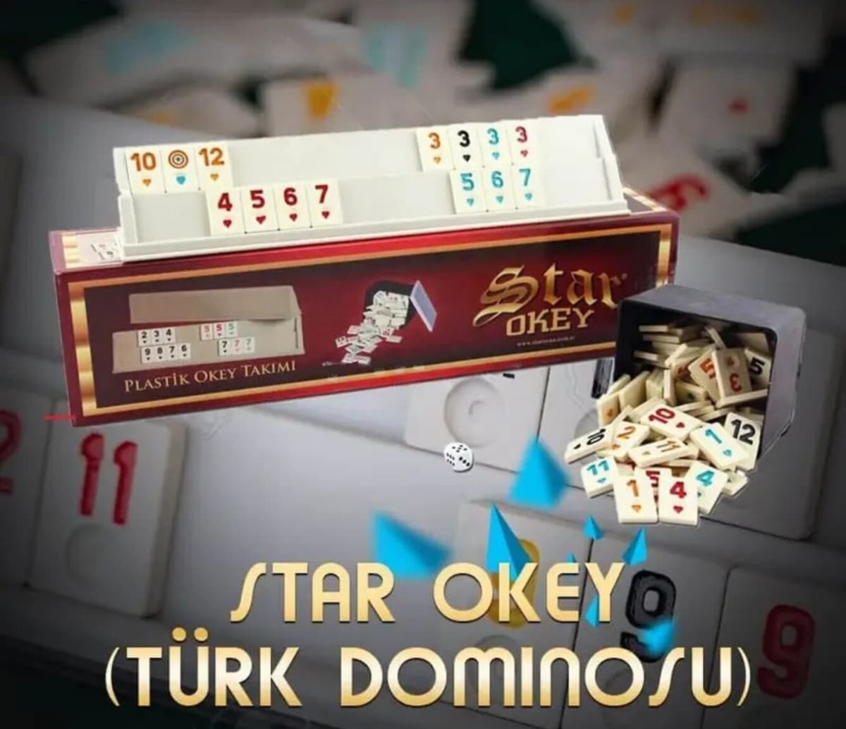 Okey-Star Türk Dominosu Dəsti