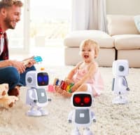 Musiqili və İşıqlı Robot Oyuncaq — şəkil 2
