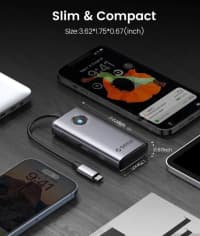 USB-C Hub Orico PW11-6P 6-in-1 — şəkil 2