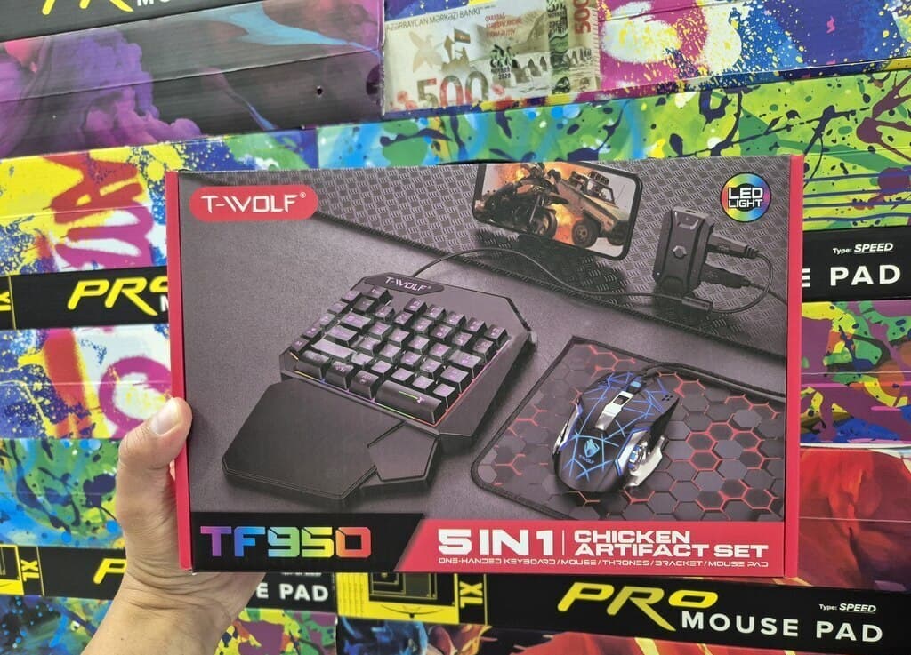 T-Wolf TF950 PUBG Mobil Oyun Dəsti