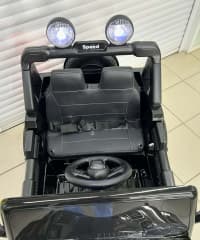 Uşaq elektromobili Jeep 4x4 Qara — şəkil 5