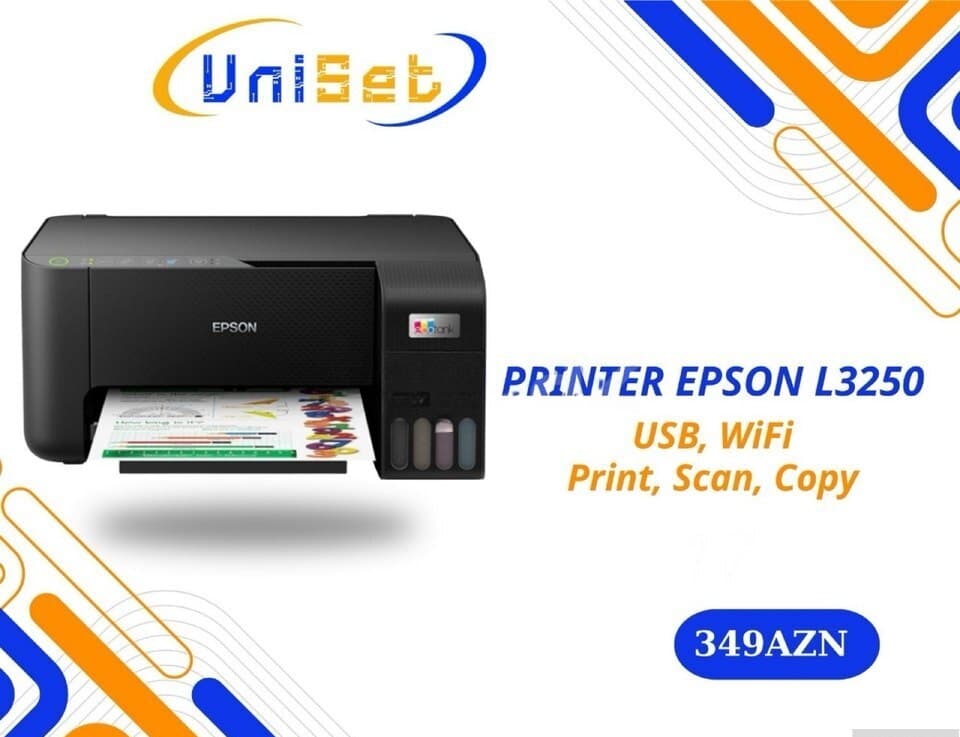 Epson L3250 Wi-Fi Rəngli Printer